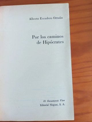 Por los caminos de hipócrates