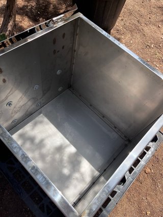 Caja de almacenamiento inox