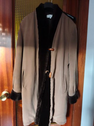 Gabardina Ravel M/L Marrón Negra