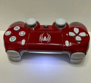 Mando PS4 Spiderman Rojo