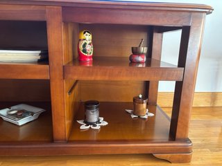 Mueble TV madera maciza