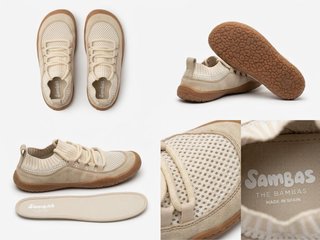 Zapatillas Sambas Bambas Beige Talla 38