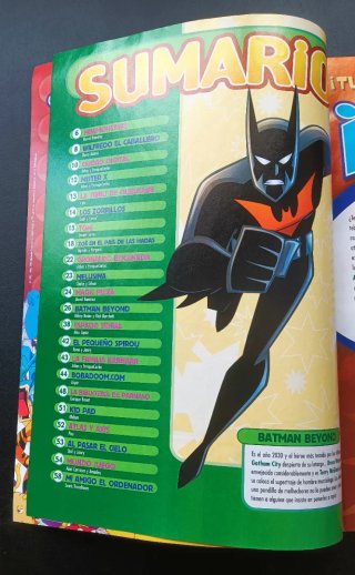 DIBUCÓMICS #1 2001 COMPLETO + grapa Batman Beyond