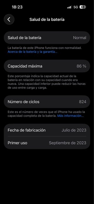 iPhone 15 Negro Espacial