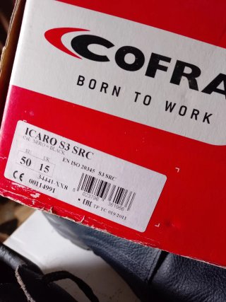 Zapatos seguridad Cofra T.50, a estrenar