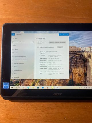 Acer Portátil Negro