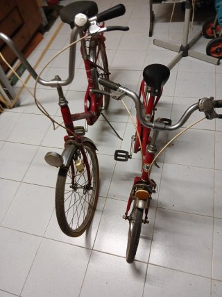 Bicicleta Paseo Plegable Clásica Roja,se entregara
