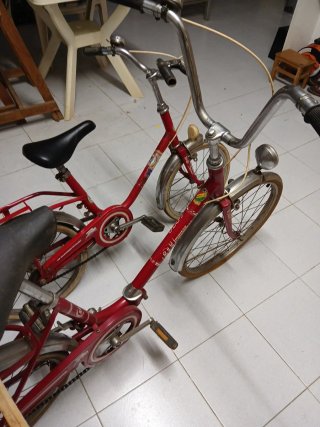 Bicicleta Paseo Plegable Clásica Roja,se entregara