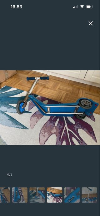 Patinete infantil azul