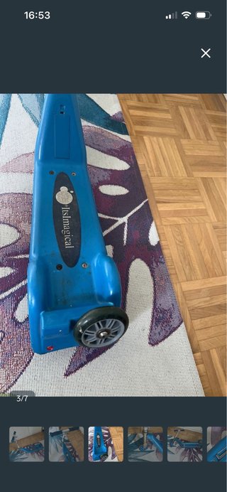Patinete infantil azul