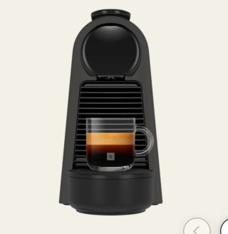 Cafetera Nespresso Essenza Mini Negra