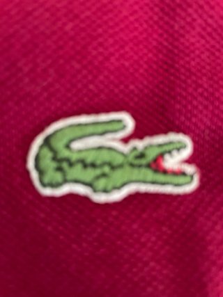 Polo Lacoste Talla 6 Burdeos
