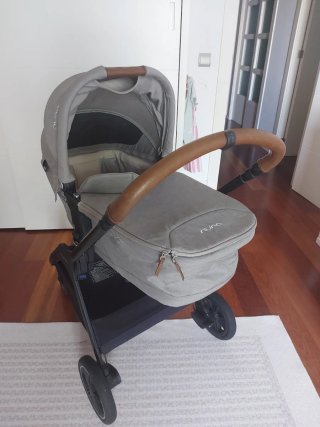Carrito Bebé Nuna Triv Next Gris 3 Piezas