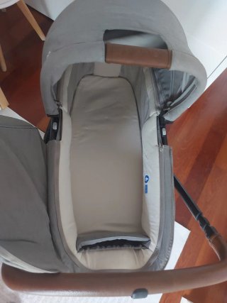 Carrito Bebé Nuna Triv Next Gris 3 Piezas