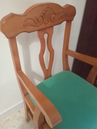 Conjunto Mesa Comedor Roble Provenzal