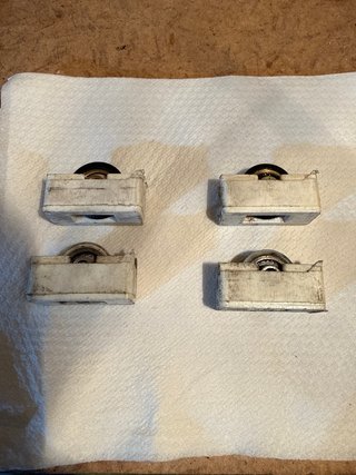 Rueda para ventana corredera aluminio