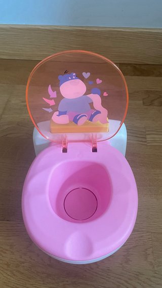 Orinal para muñecas rosa