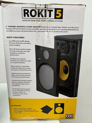 KRK Rokit 5 G5 (Pareja)+ 2 Cables Jack/XLR