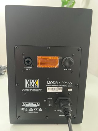 KRK Rokit 5 G5 (Pareja)+ 2 Cables Jack/XLR