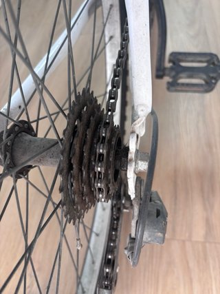 Bicicleta Montaña Blanca Talla M