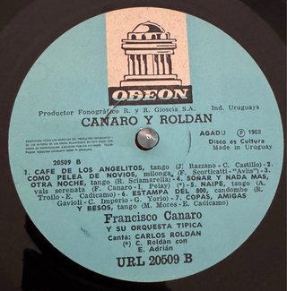 Carlos Roldán con Francisco Canaro