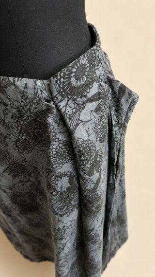Gonna Pareo Crossley Lino Made in Italy