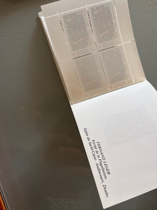 Carnet francobolli Croix-Rouge Française 1981