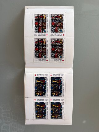 Carnet francobolli Croix-Rouge Française 1981