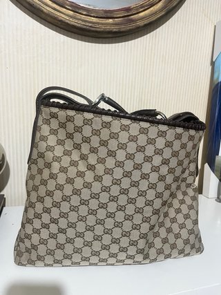 Bolso Gucci Vintage Beige/Marrón