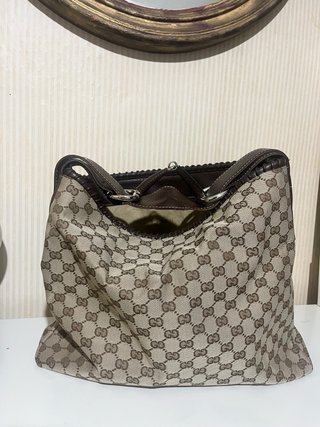 Bolso Gucci Vintage Beige/Marrón