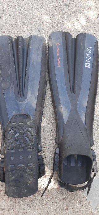 Aletas de buceo Vector Navas 3 aletas iguales