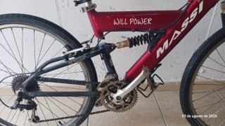 Bicicleta Massi Will Power Roja