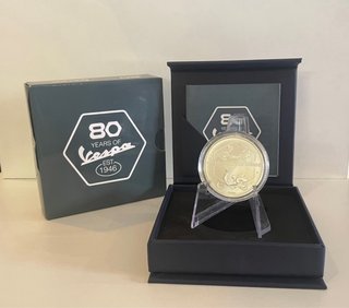 5 Euro 80 anni Vespa Italia 2026 in Cofanetto