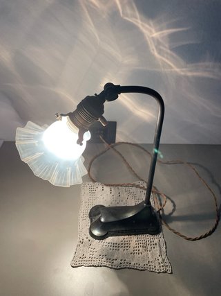 Lampada da tavolo/scrittoio d epoca anni 20-30