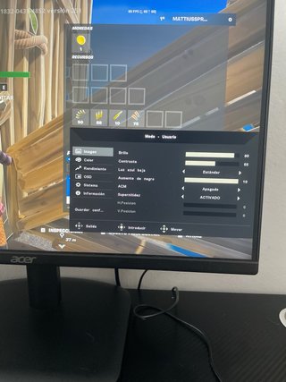Monitor Acer Negro