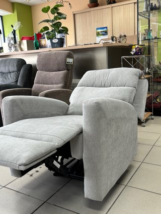 Sillón Relax Manual Gris Claro