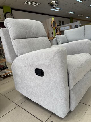 Sillón Relax Manual Gris Claro