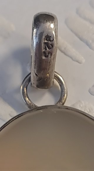 Colgante Óvalo Plata Ley Ágata India