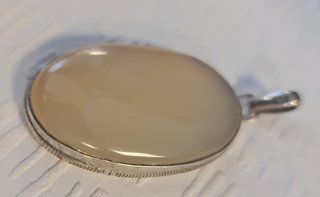 Colgante Óvalo Plata Ley Ágata India