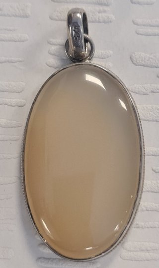 Colgante Óvalo Plata Ley Ágata India