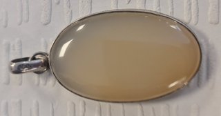 Colgante Óvalo Plata Ley Ágata India