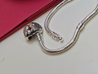 Pulsera Pandora Corazón Brillante disney 17 cm