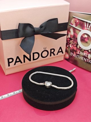 Pulsera Pandora Corazón Brillante disney 17 cm