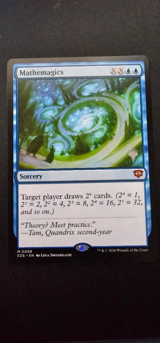 Carta MTG Mathemagics Sorcery