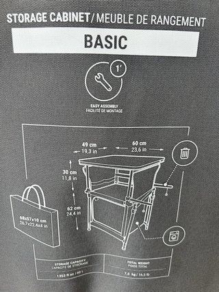 Mesa de cocina de camping decathlon