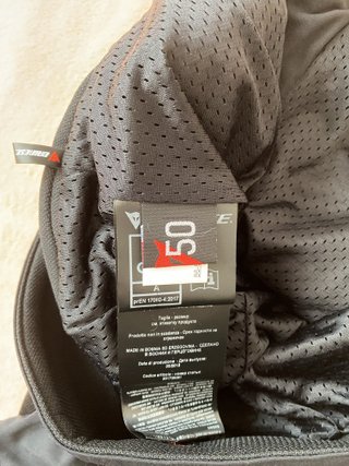Pantalones Moto Dainese Negros y Rojos