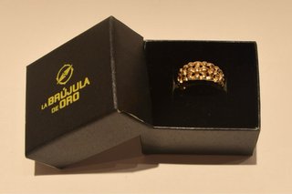 SORTIJA DE ORO 18K/ 3.0GR