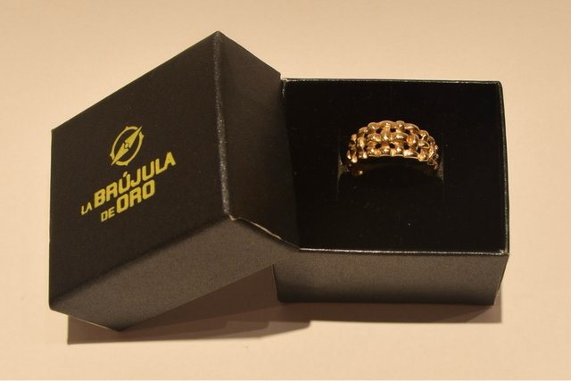 SORTIJA DE ORO 18K/ 3.0GR
