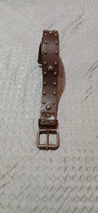 Cintura Y2k cuoio borchie donna