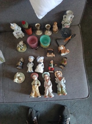 Lote de figuras decorativas vintage